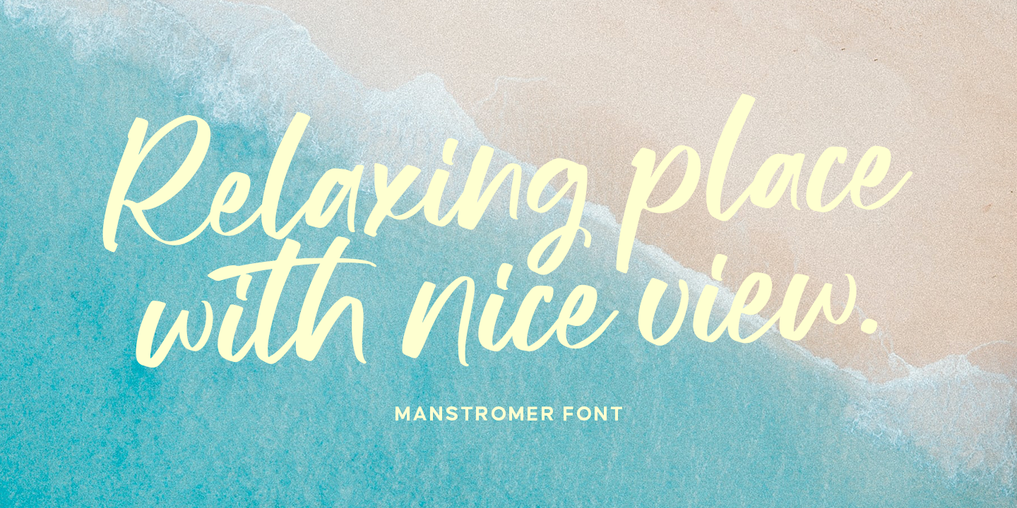 Manstromer Regular Font preview